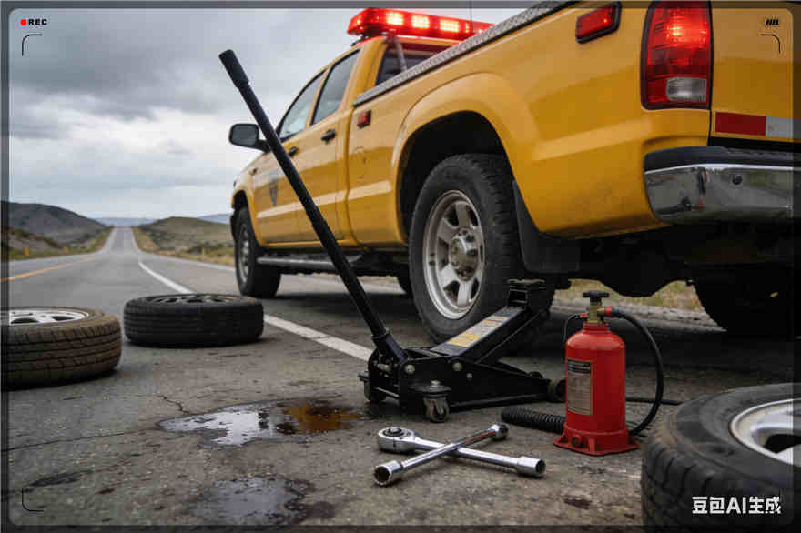 虹口区爆胎道路救援-汽车换轮胎